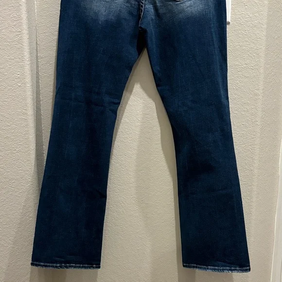 BKE Dark Blue Bootcut Jeans - Picture 9 of 11